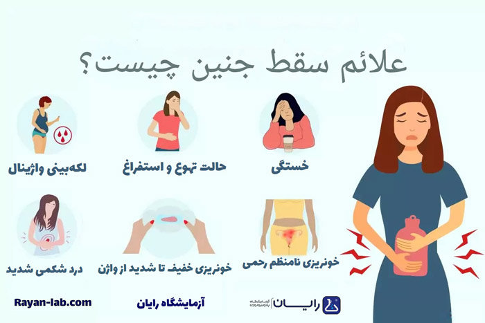 علائم قطعی سقط جنین
